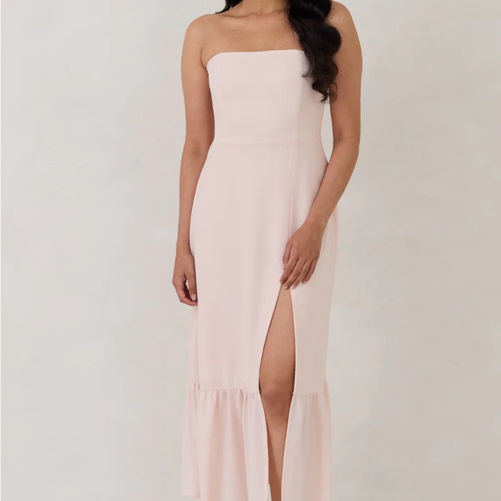Park & Fifth Strapless Blush Midi Dress